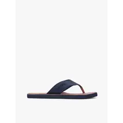 TOMMY HILFIGER - Sandalias azul con logo en jacquard