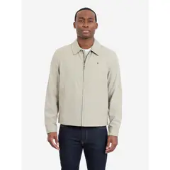 TOMMY HILFIGER - Chaqueta beige turin de corte ligero con logo