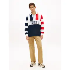 TOMMY HILFIGER - Pantalón chino Otis regular de sarga