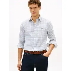 TOMMY HILFIGER - Camisa de cuadros TH Flex regular
