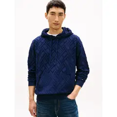 TOMMY HILFIGER - Buzo con capota AOP Flag Jacquard