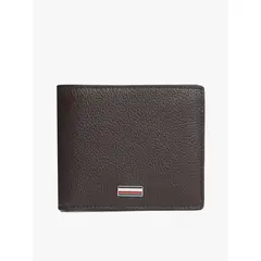 TOMMY HILFIGER - Billetera marrón TH central