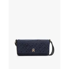 TOMMY HILFIGER - Bolso azul cruzado IM Latam Jacquard