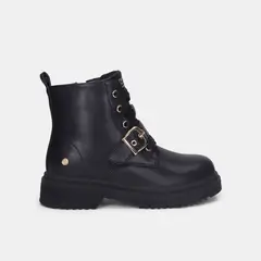BUBBLE GUMMERS - Botines Para Niña Bubblegummers Negro New Moscu Junior Girls 6 +