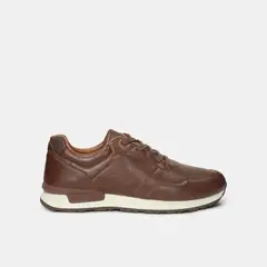 BATA - Tenis Para Hombre Café Perrie Casual