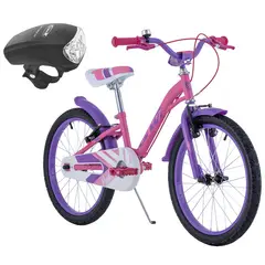 GW - Bicicleta Rin 20 Niña De 7 A 12 Años Con Accesorios
