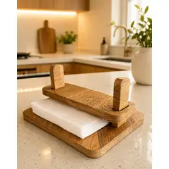 VETTA HOME - Servilletero en madera ROBLE.