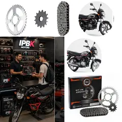 OEM - Kit De Arrastre Completo Para Bajaj Boxer CT100 Platino 100