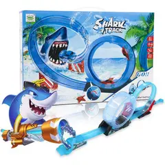 GENERICO - Pista De Carros Tiburon 360 Grados Juguete Niños + Carro