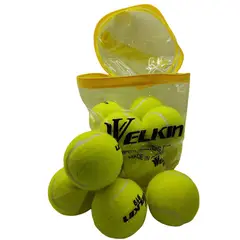GENERICO - Pelotas Tenis Velkin 919 Fieltro Resistente Excelente Rebote