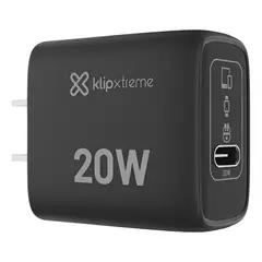 KLIP XTREME - Cargador De Pared 20w Usb-c Negro
