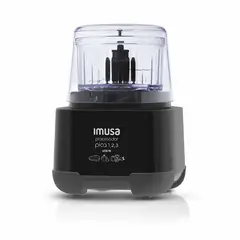 IMUSA - Procesador Picatodo 123 Negro 650 Watts