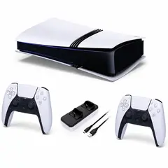 SONY - Consola PlayStation 5 Pro Digital 2TB + 2 Controles DualSense + Base de Carga Dobe