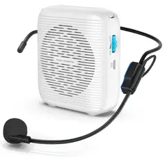 GENERICO - Amplificador De Voz Portátil Con Micrófono Recargable Clases
