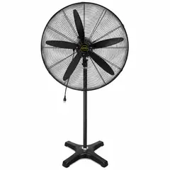 GENERICO - Ventilador Industrial Matusha 26” – Pedestal Metálico, Aspas de Aluminio y 3 Velocidades