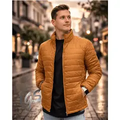 ABC - Chaqueta Hombre Acolchada Impermeable colores varios