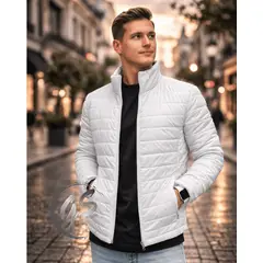 ABC - Chaqueta Hombre Acolchada Impermeable colores varios