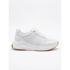 EVEGONZ - ZAPATILLA ED CUERO PARA MUJER DEPORTIVO BLANCO VALENCIA