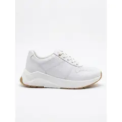 EVEGONZ - ZAPATILLA ED CUERO PARA MUJER DEPORTIVO BLANCO VALENCIA