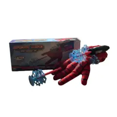 KIDSHOP - Guante Del Hombre Araña Lanza Dardos Niños Rojo Z-4343