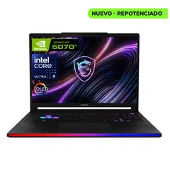 MSI - PORTATIL RAIDER 16 MAX HX B2WH-004US INTEL CORE ULTRA 9 290HX PLUS RAM 32GB SSD 1TB RTX 5070TI