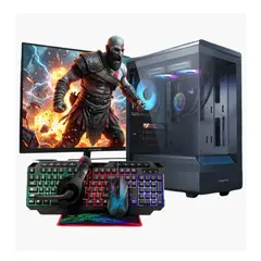 COMPUMAX - PC de Mesa Gamer AMD Ryzen 5 5600GT 16GB DDR4 500GB SSD M.2 Monitor Combo de Mesa