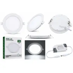 GENERICO - Panel Led Incrustar Redondo Luz Blanca