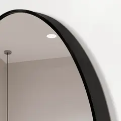 REFLEKTA - Espejo Circular EB402726 Marco Metal Negro