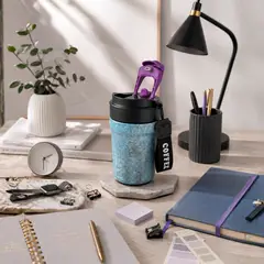 VITTORIA - Termo Vaso Café Titanio Térmico Antigoteo Premium