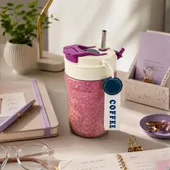 VITTORIA - Termo Vaso Café Titanio Térmico Antigoteo Premium
