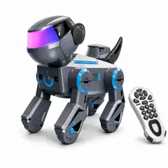 MULTIPLACE COLOMBIA - Robot Perro Rc Recargable Con Luces Y Bluetooth