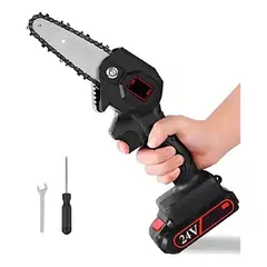 GENERICO - Motosierra Eléctrica A Batería Qatar Shop Mini Motosierra Podadora De 550w 110v