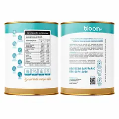 BIOSYNERGIC - Bio Om+ Alimento en Polvo con Melena de León, Trp/W, Magnesio, Potasio, Omega 3 450g