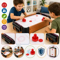MULTIPLACE COLOMBIA - Mesa de Hockey de Mesa Infantil Portátil para 2 Jugadores