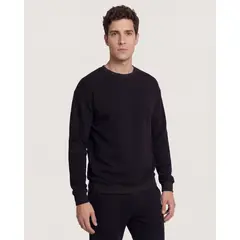 OSTU - Buzo Para Hombre Cuello Redondo Marca Negro #60060617