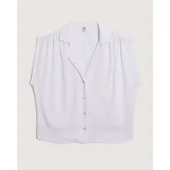 OSTU - Camisa Para Mujer Manga Sisa Marca Blanco #40010370