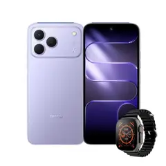 TECNO MOBILE - Celular Tecno Spark 50 4G 256GB 4+8GB Ram Purpura + Smartwatch