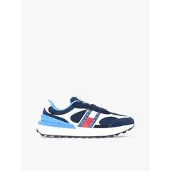 TOMMY HILFIGER - Tenis azul color block estilo running