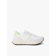 TOMMY HILFIGER - Tenis con mezcla de texturas