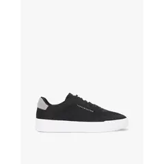 TOMMY HILFIGER - Tenis negro de punto con logo
