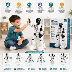 MULTIPLACE COLOMBIA - Robot Inteligente Interactivo con Control Remoto Recargable