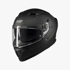 MT HELMETS - CASCO MT BRAKER CERTIFICADO ECE2206 SOLID NEGRO MATE PURE 5 ESTRELLAS SHARP