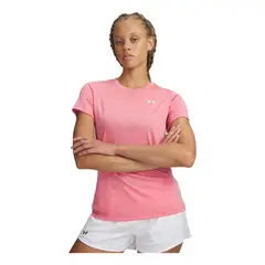 UNDER ARMOUR - Camiseta Mujer TECH SSC TWIST Rosado