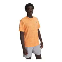 UNDER ARMOUR - Camiseta Hombre UA TECH TEE PIXELATE Naranja