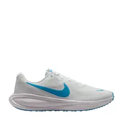 NIKE - Tenis Revolution 8 Hombre-Blanco/Azul