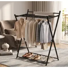 NOBELSOUND - Perchero Tendedero De Ropa Plegable Resistente En Metal