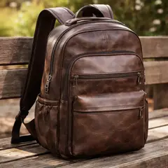 BOLSOS Y ACCESORIOS MB - BOLSO EXCLUSIVO PARA HOMBRE REGALO PERFECTO COLOR CAFE