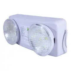 GENERICO - Lámpara Emergencia Led Recargable 5.4w Autonomía 3 Horas Color Blanco Unidad Led 2 Focos 110v