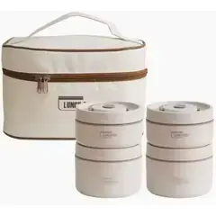 GENERICO - Lonchera Termica X4 Recipientes Porta Comida