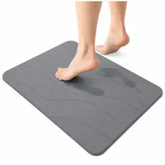 ONE PIXEL - Tapete De Piedra Para Baño Absorbente De Agua Secado Rapido